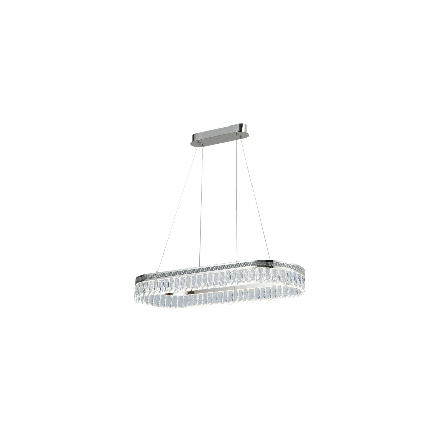 Dimmable LED Cable-Suspended Crystal Chandelier THALIA LED/50W/230V 3000-6000K + Remote Control