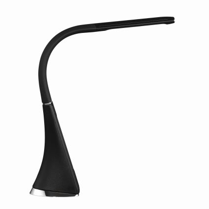 LED Dimmable Touch Desk Lamp with Display, 7W/5V, Black