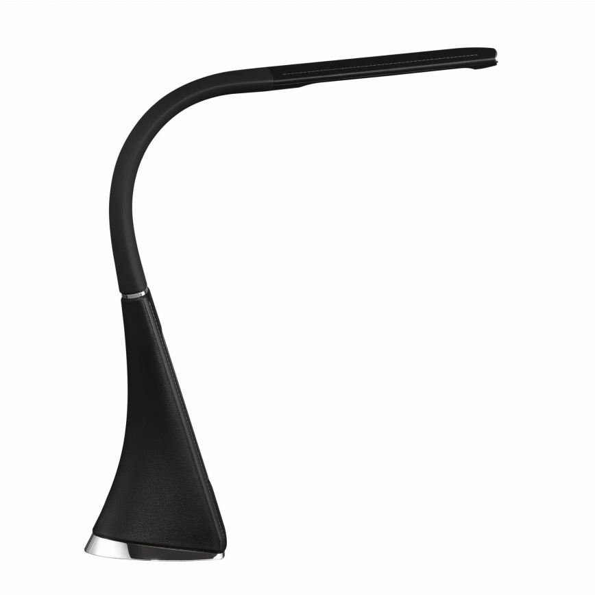 LED Dimmable Touch Desk Lamp with Display, 7W/5V, Black