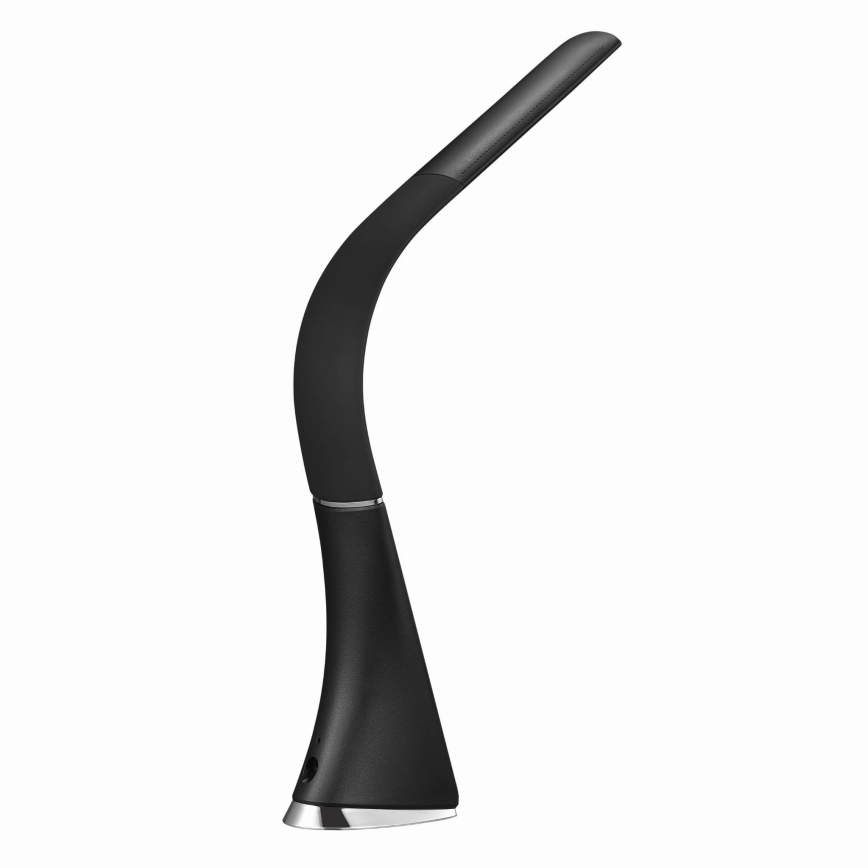 LED Dimmable Touch Desk Lamp with Display, 7W/5V, Black