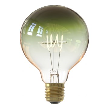 LED Dimmable Filament Bulb G125 E27/4W/230V 1800K Green