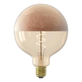 LED Dimmable Filament Bulb with Decorative Cap FILAMENT G125 E27/4W/230V 1800K Copper CRI 90