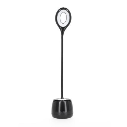LED Dimmable flexible rechargeable table lamp LUSIA LED/5W/5V 3000/4000K 1200 mAh black