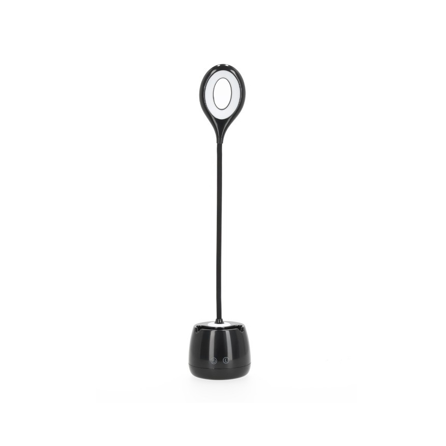 LED Dimmable flexible rechargeable table lamp LUSIA LED/5W/5V 3000/4000K 1200 mAh black