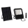 LED Dimmable floodlight with a solar panel and dusk sensor LED/10W/10000 mAh 3,2V IP65 + remote control