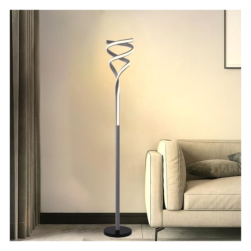 LED Dimmable floor lamp LED/50W/230V 3000-6500K grey + remote control