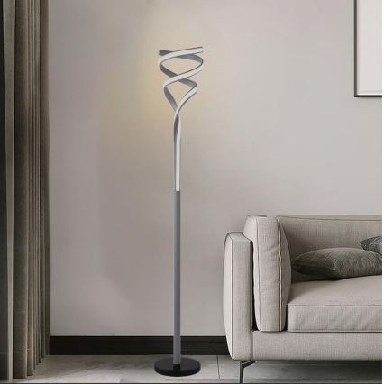 LED Dimmable floor lamp LED/50W/230V 3000-6500K grey + remote control