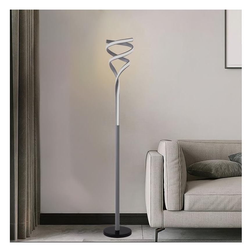 LED Dimmable floor lamp LED/50W/230V 3000-6500K grey + remote control
