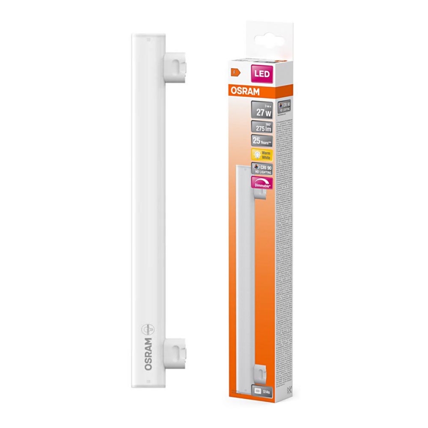 LED Dimmable fluorescent tube S14s/3W/230V 2700K 30 cm CRI 90 - Osram
