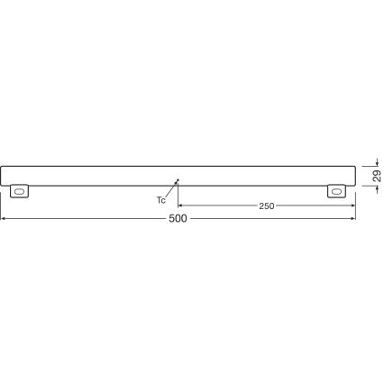 LED Dimmable fluorescent tube S14s/4,7W/230V 2700K 50 cm CRI 90 - Osram