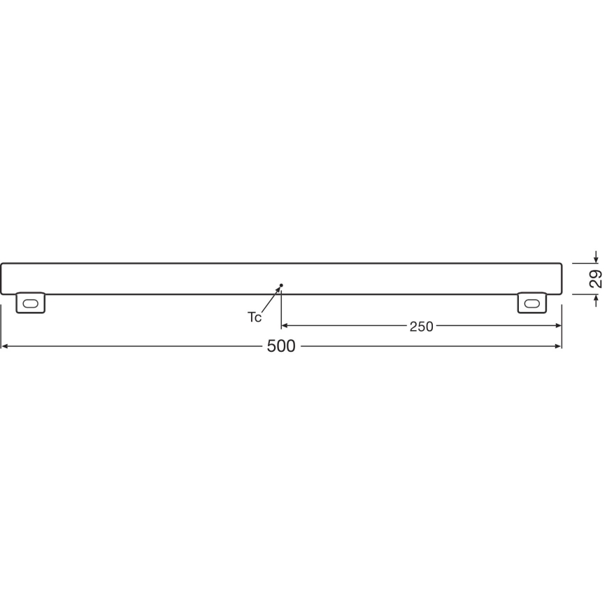 LED Dimmable fluorescent tube S14s/4,7W/230V 2700K 50 cm CRI 90 - Osram