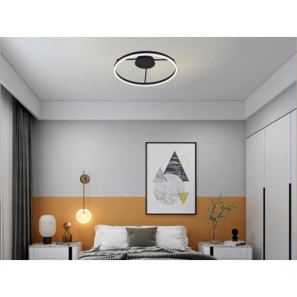 LED Dimmable Flush-Mount Chandelier LED/55W/230V 3000–6500K + Remote Control