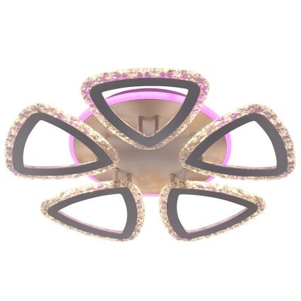 LED Dimmable Flush‑Mount Chandelier LED/70W/230V 3000-6500K + Remote Control