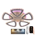 LED Dimmable Flush‑Mount Chandelier LED/70W/230V 3000-6500K + Remote Control