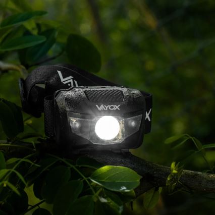 LED Dimmable headlamp 3xLED/3xAAA IPX4 100 shiny
