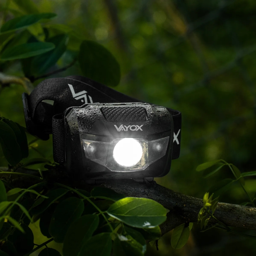 LED Dimmable headlamp 3xLED/3xAAA IPX4 100 shiny