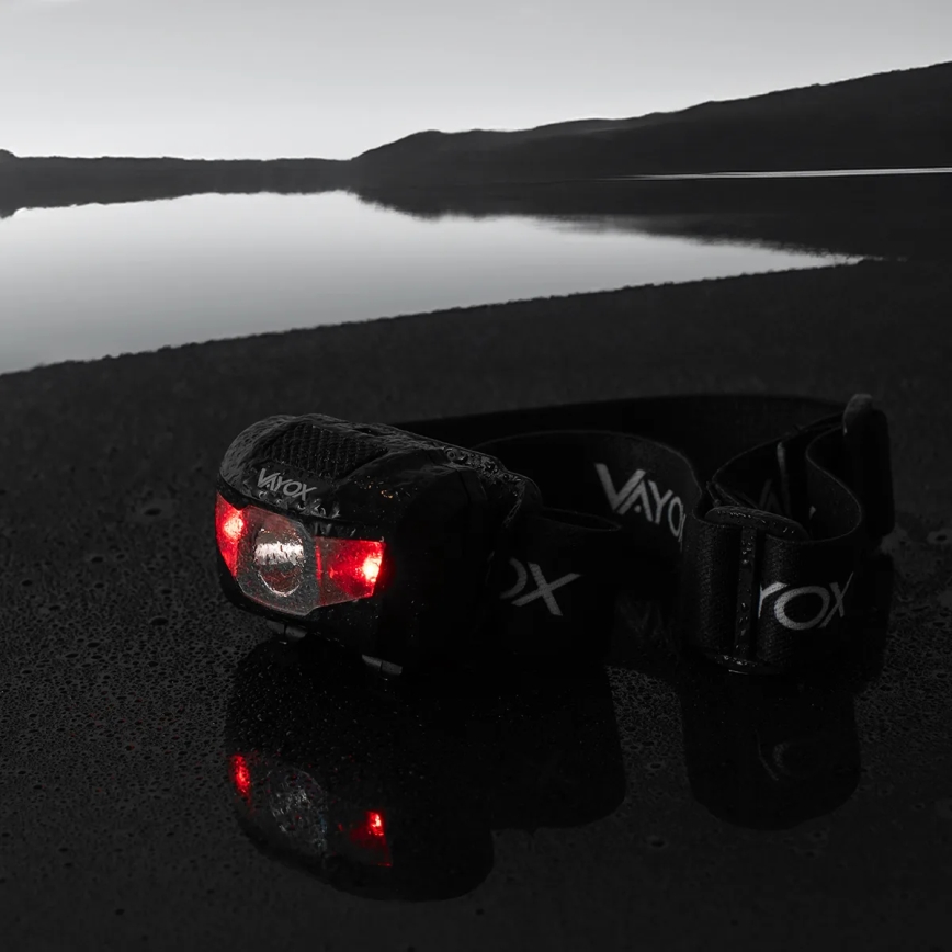 LED Dimmable headlamp 3xLED/3xAAA IPX4 100 shiny
