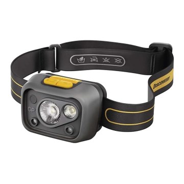 LED Dimmable headlamp with sensor GP DISCOVERY CHW54 LED/3xAAA IPX5