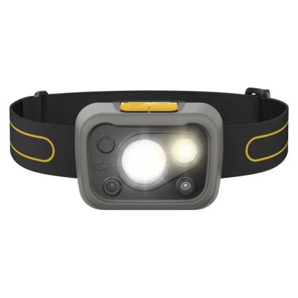 LED Dimmable headlamp with sensor GP DISCOVERY CHW54 LED/3xAAA IPX5