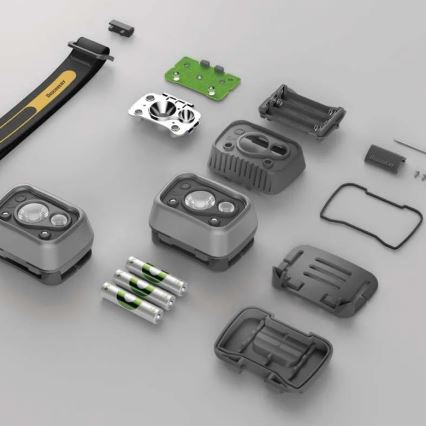 LED Dimmable headlamp with sensor GP DISCOVERY CHW54 LED/3xAAA IPX5