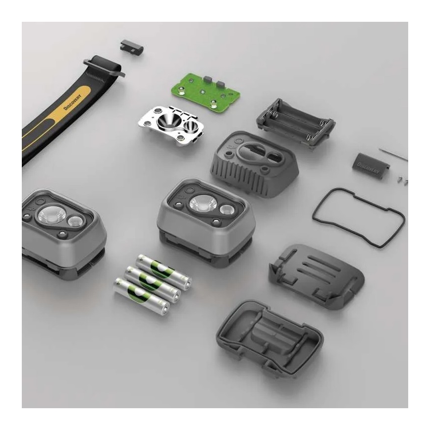 LED Dimmable headlamp with sensor GP DISCOVERY CHW54 LED/3xAAA IPX5