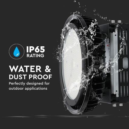 LED Dimmable heavy-duty light High Bay LED/500W/230V 4000K IP65 black