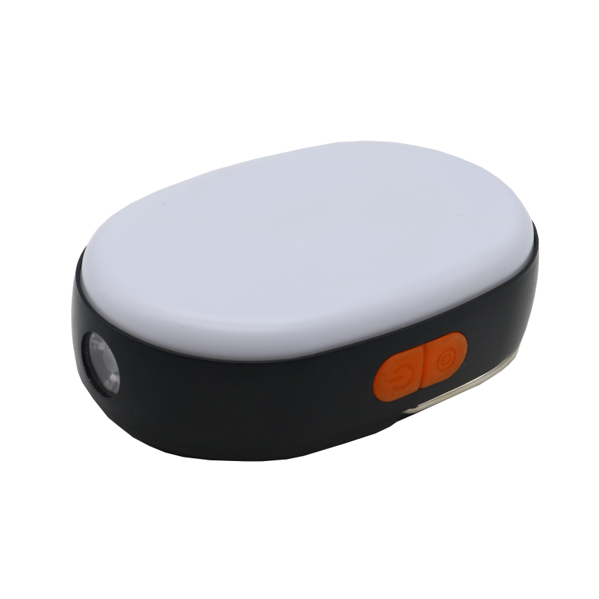LED Dimmable rechargeable lamp with a power bank function K4 LED/1W/5V 3000-6500K IPX4 4000 mAh black