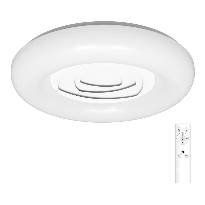 LED Dimmable light DONUT LED/80W/230V 3000-6500K round + remote control