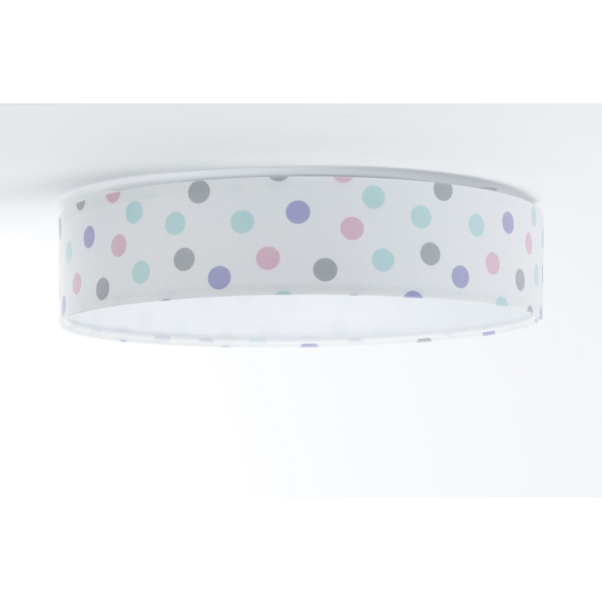 LED Dimmable children's ceiling light SMART GALAXY KIDS LED/24W/230V 3000-6500K dots colorful + remote control