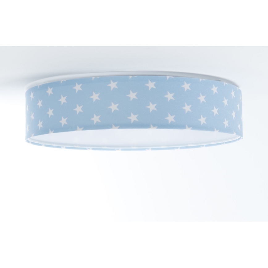 LED Dimmable children's ceiling light SMART GALAXY KIDS LED/24W/230V 3000-6500K stars blue/white + remote control