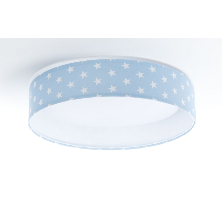 LED Dimmable children's ceiling light SMART GALAXY KIDS LED/24W/230V 3000-6500K stars blue/white + remote control