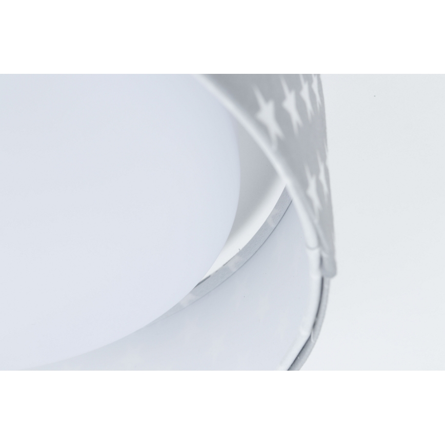 LED Dimmable children's ceiling light SMART GALAXY KIDS LED/24W/230V 3000-6500K stars grey/white + remote control