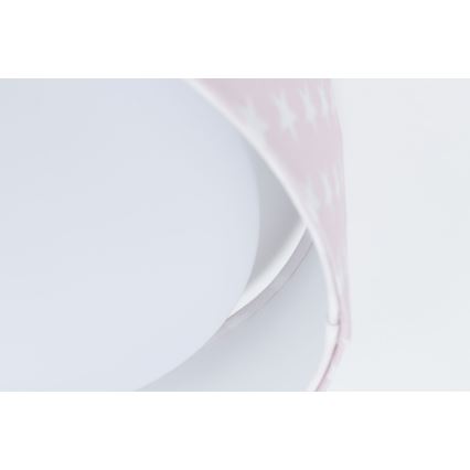 LED Dimmable children's ceiling light SMART GALAXY KIDS LED/24W/230V 3000-6500K stars pink/white + remote control