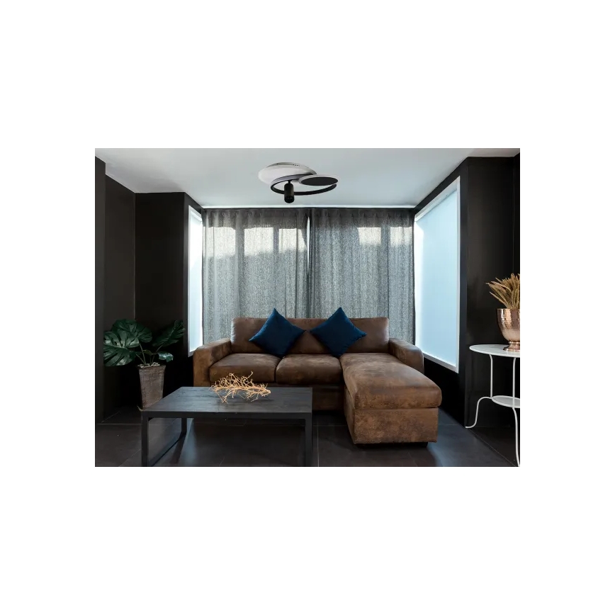LED Dimmable ceiling light LED/65W/230V 3000-6500K white/black + remote control