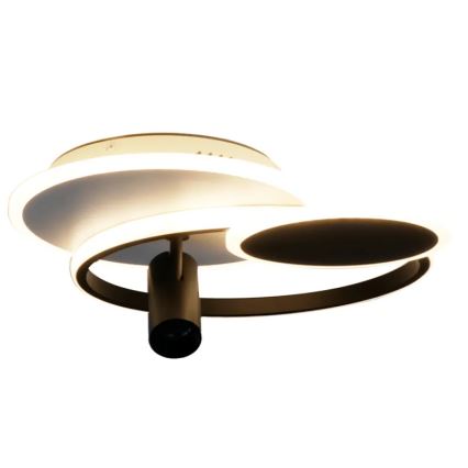 LED Dimmable ceiling light LED/65W/230V 3000-6500K white/black + remote control