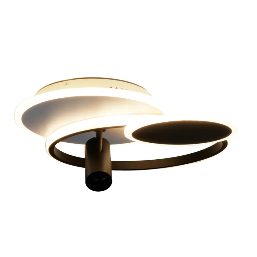 LED Dimmable ceiling light LED/65W/230V 3000-6500K white/black + remote control