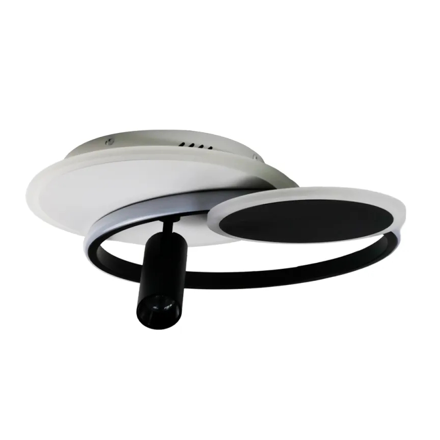 LED Dimmable ceiling light LED/65W/230V 3000-6500K white/black + remote control