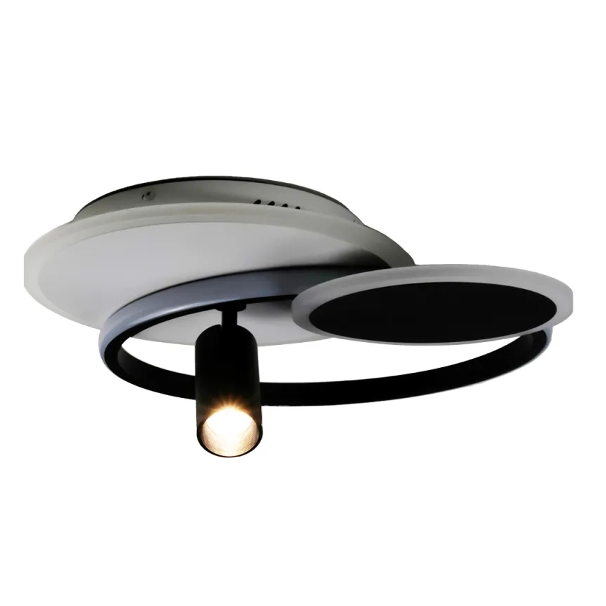 LED Dimmable ceiling light LED/65W/230V 3000-6500K white/black + remote control