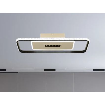 LED Dimmable ceiling light LED/75W/230V 3000-6500K white/black + remote control