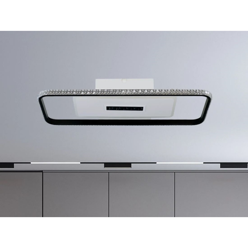 LED Dimmable ceiling light LED/75W/230V 3000-6500K white/black + remote control