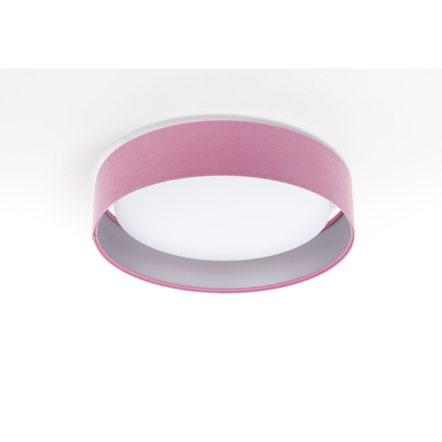 LED Dimmable ceiling light SMART GALAXY LED/24W/230V d. 45 cm 2700-6500K Wi-Fi Tuya pink/silver + remote control
