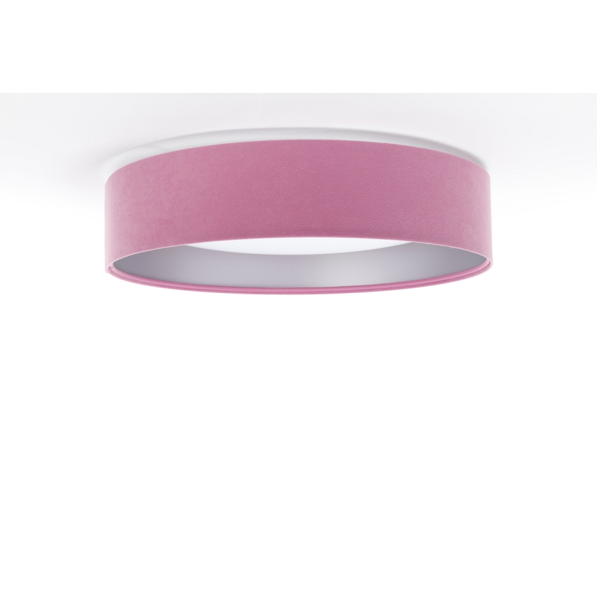 LED Dimmable ceiling light SMART GALAXY LED/24W/230V d. 45 cm 2700-6500K Wi-Fi Tuya pink/silver + remote control
