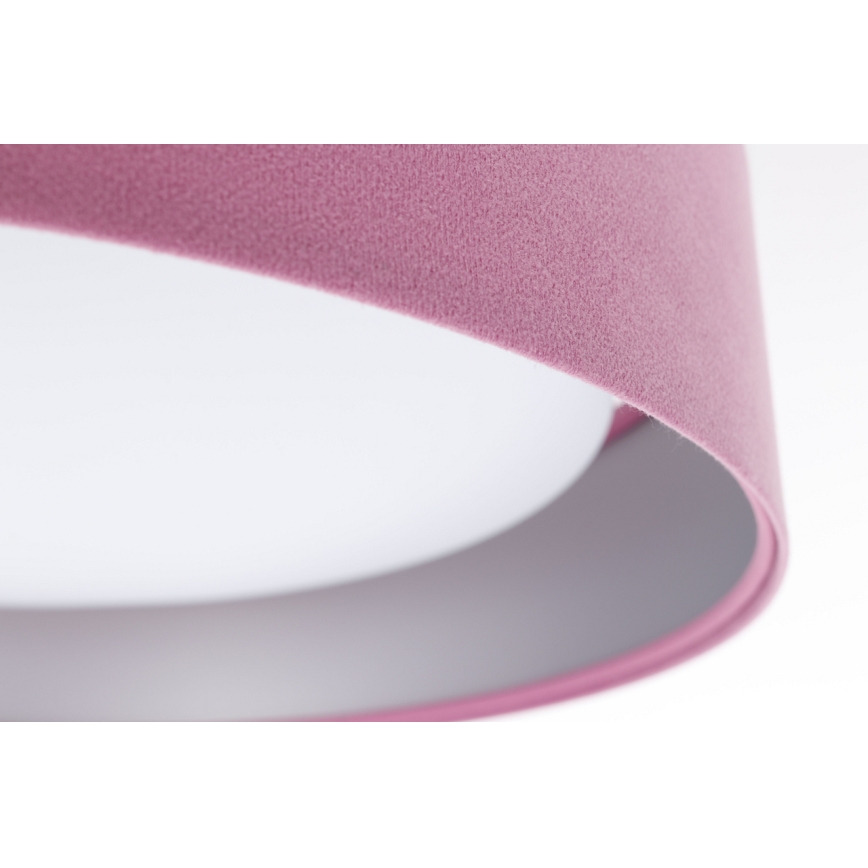 LED Dimmable ceiling light SMART GALAXY LED/24W/230V d. 45 cm 2700-6500K Wi-Fi Tuya pink/silver + remote control