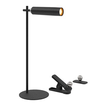 LED Dimmable magnetic rechargeable table lamp 3in1 LED/3W/5V 4000K 1500 mAh black