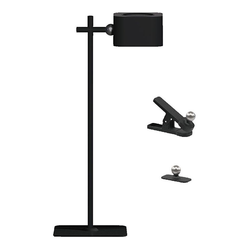LED Dimmable magnetic rechargeable table lamp 4in1 LED/3W/5V 3000-6000K 1800 mAh black