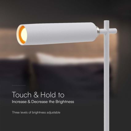 LED Dimmable magnetic rechargeable table lamp 3in1 LED/3W/5V 4000K 1500 mAh white
