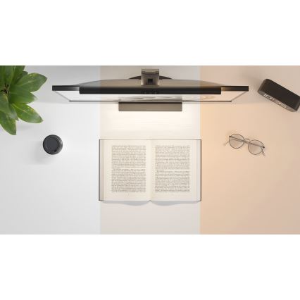 LED Dimmable monitor lighting LEVANO LED/5W/5V 3000-6000K black