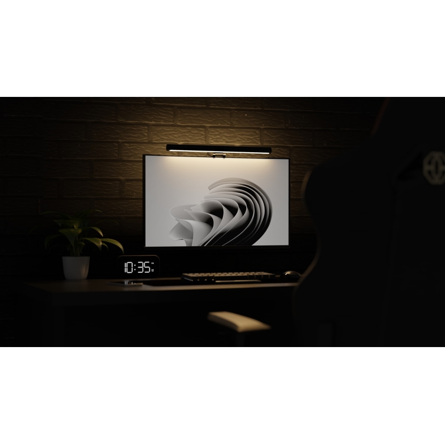 LED Dimmable monitor lighting LEVANO LED/5W/5V 3000-6000K black