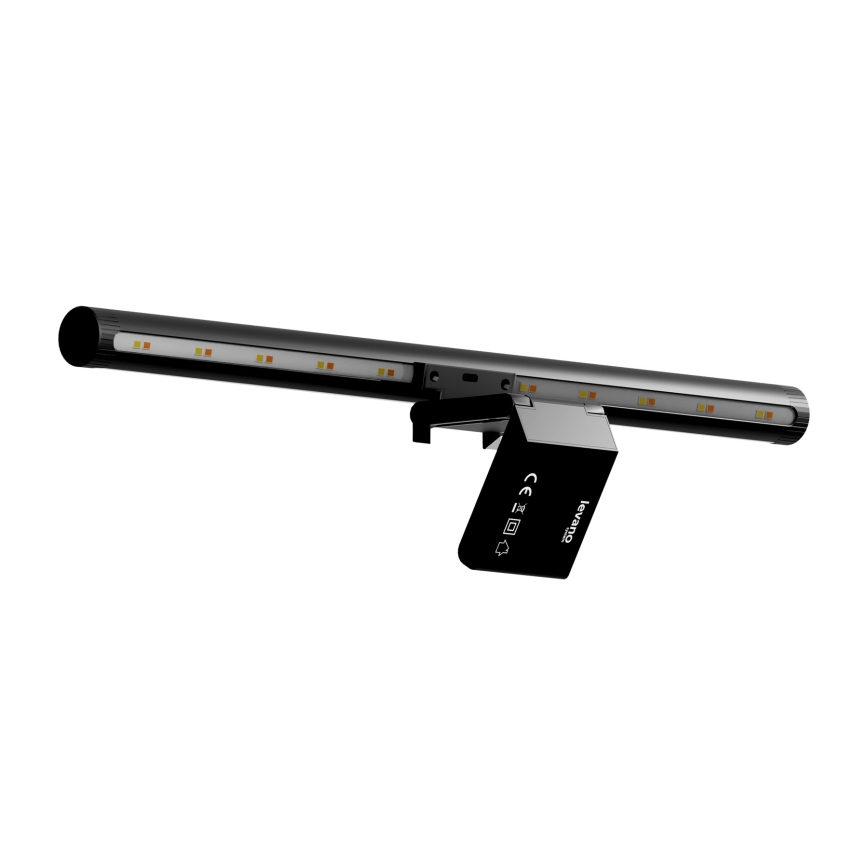 LED Dimmable monitor lighting LEVANO LED/5W/5V 3000-6000K black