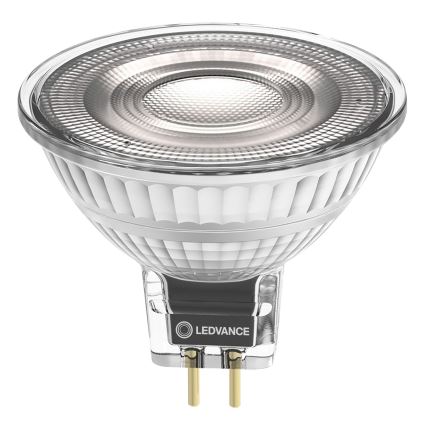 LED Dimmable MR16 Reflector Bulb GU5.3, 5.3W, 12V, 3000K, 36°, CRI 97 - Ledvance